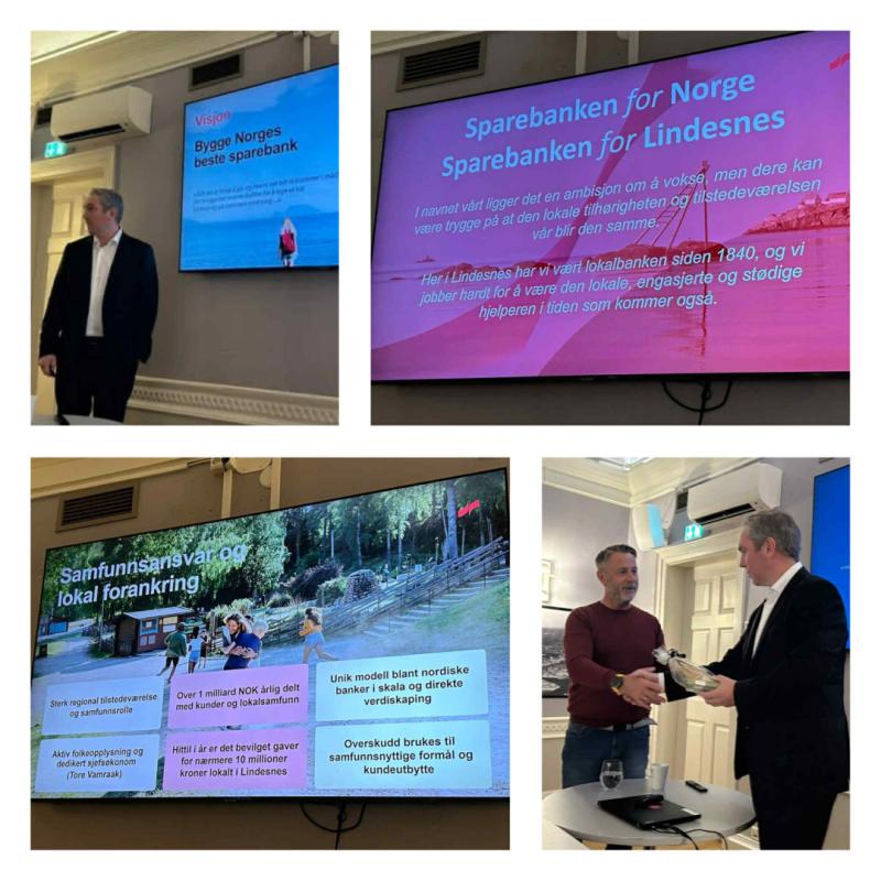 Foredrag ved banksjef Morten Storrusten - SPAREBANKEN NORGE